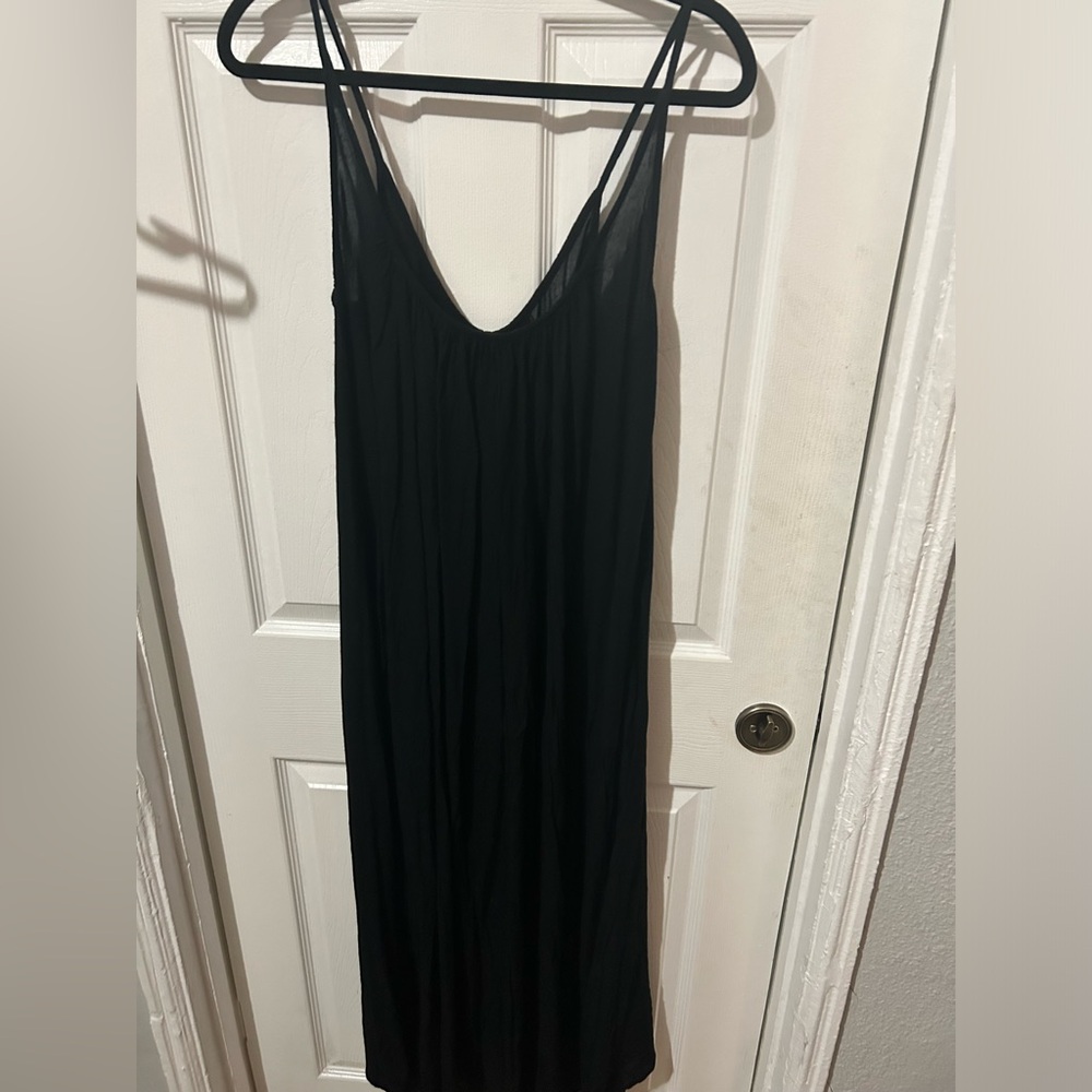 mikoh swimwear size1 color black maxi dress